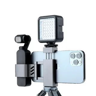 Cold Shoe Mount Phone Holder Clip for DJI Osmo Pocket 3 Camera